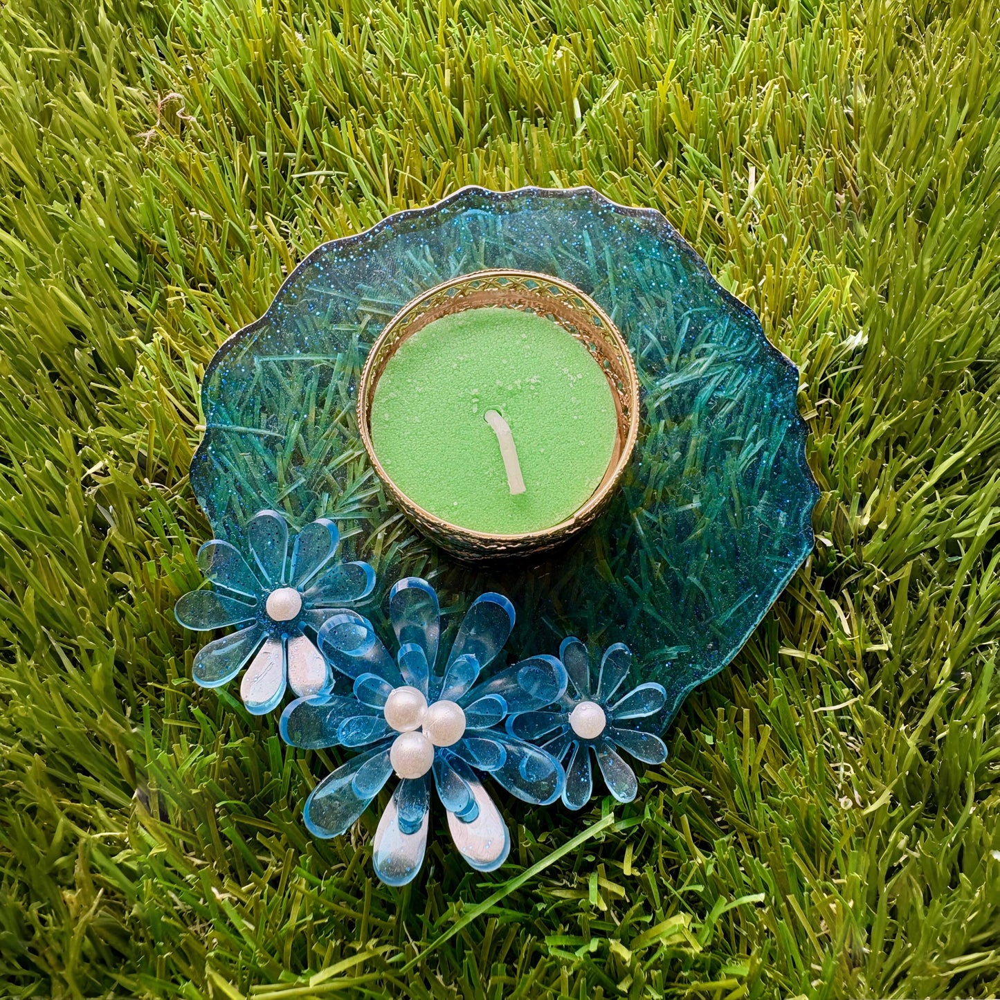 Ocean Petals T-Light Candle Holder