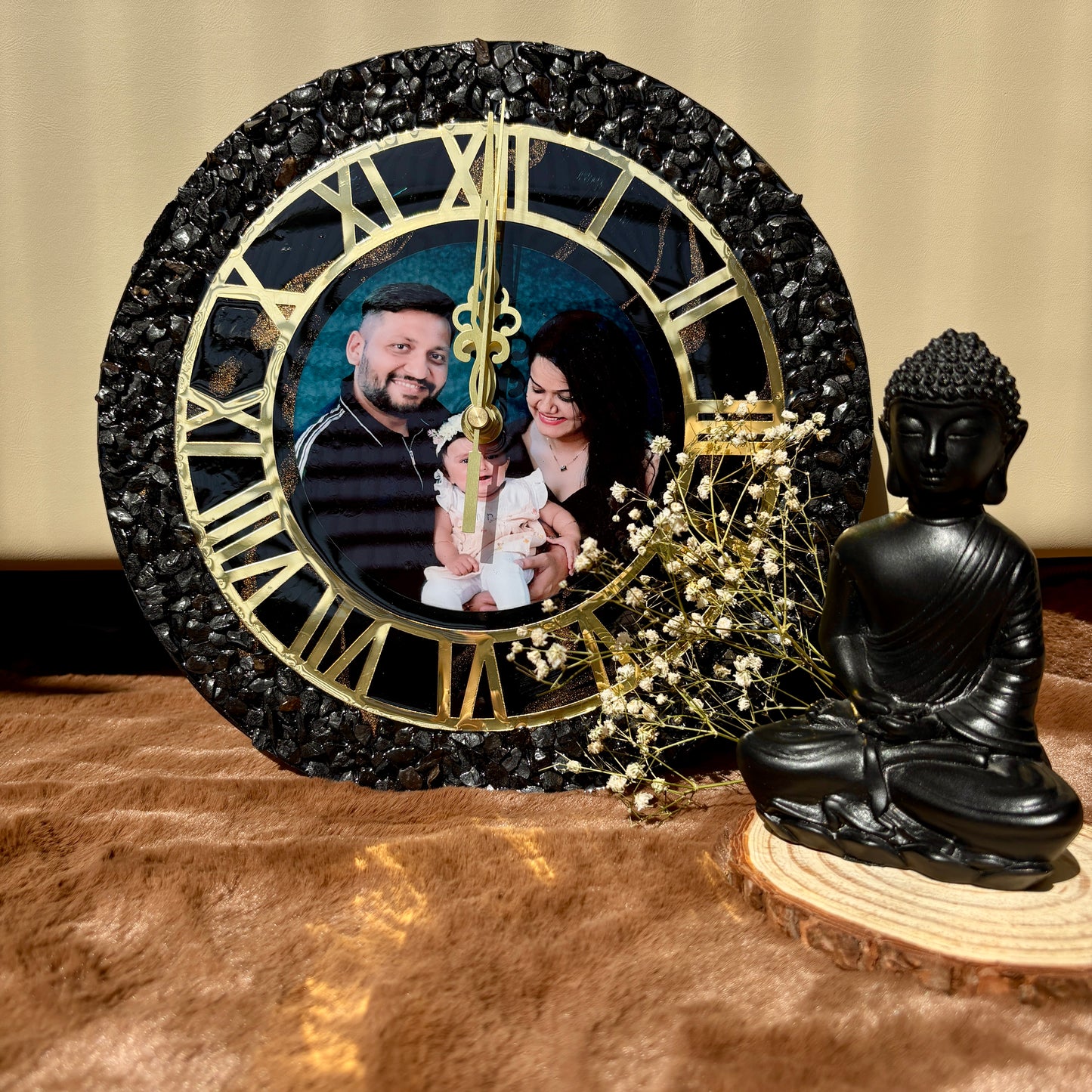 Midnight Memories Resin Clock