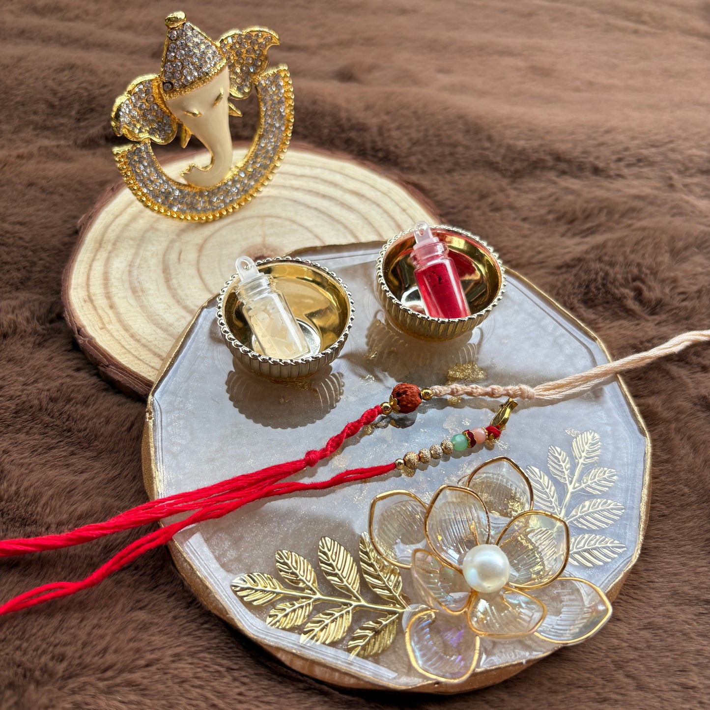 Golden Luxe Tilak Plate
