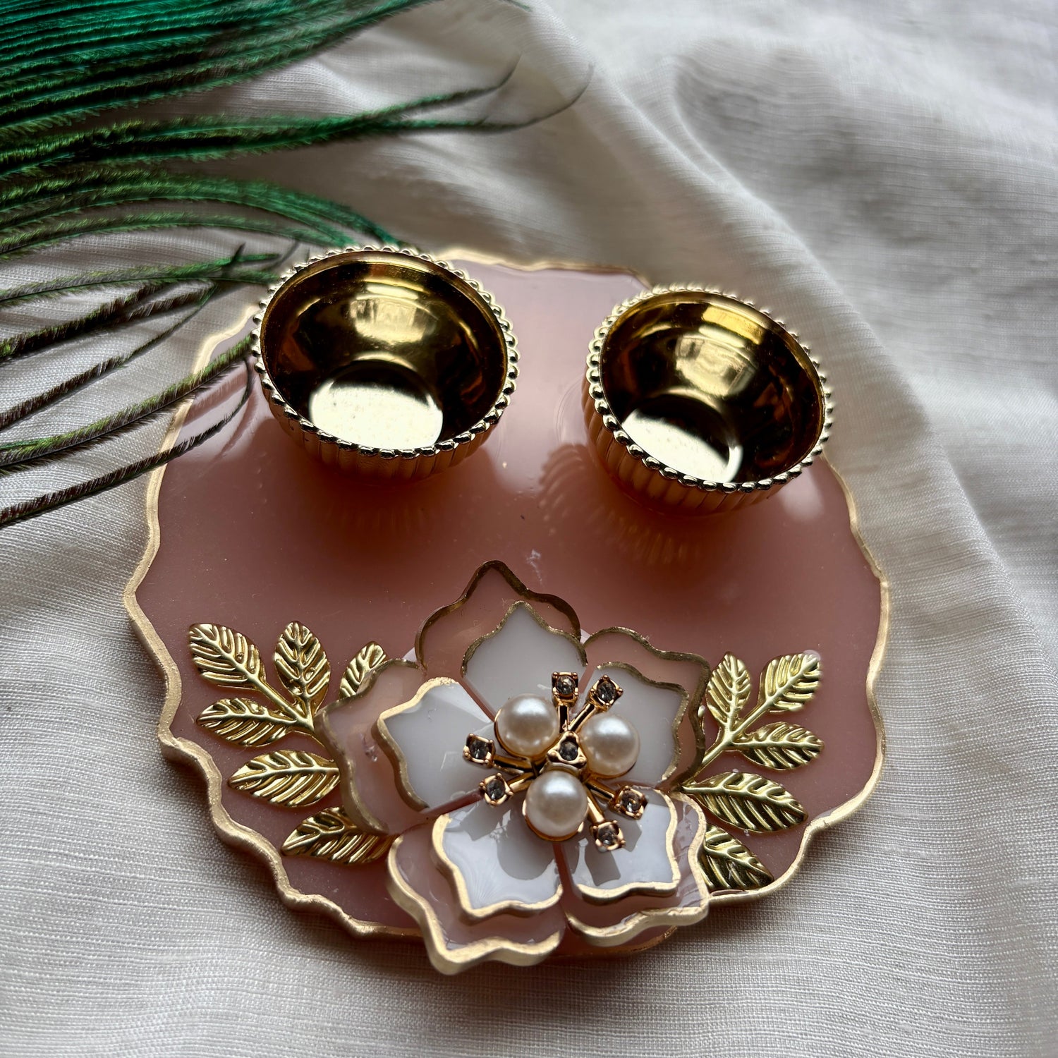 4 Inch Resin Tilak Plates