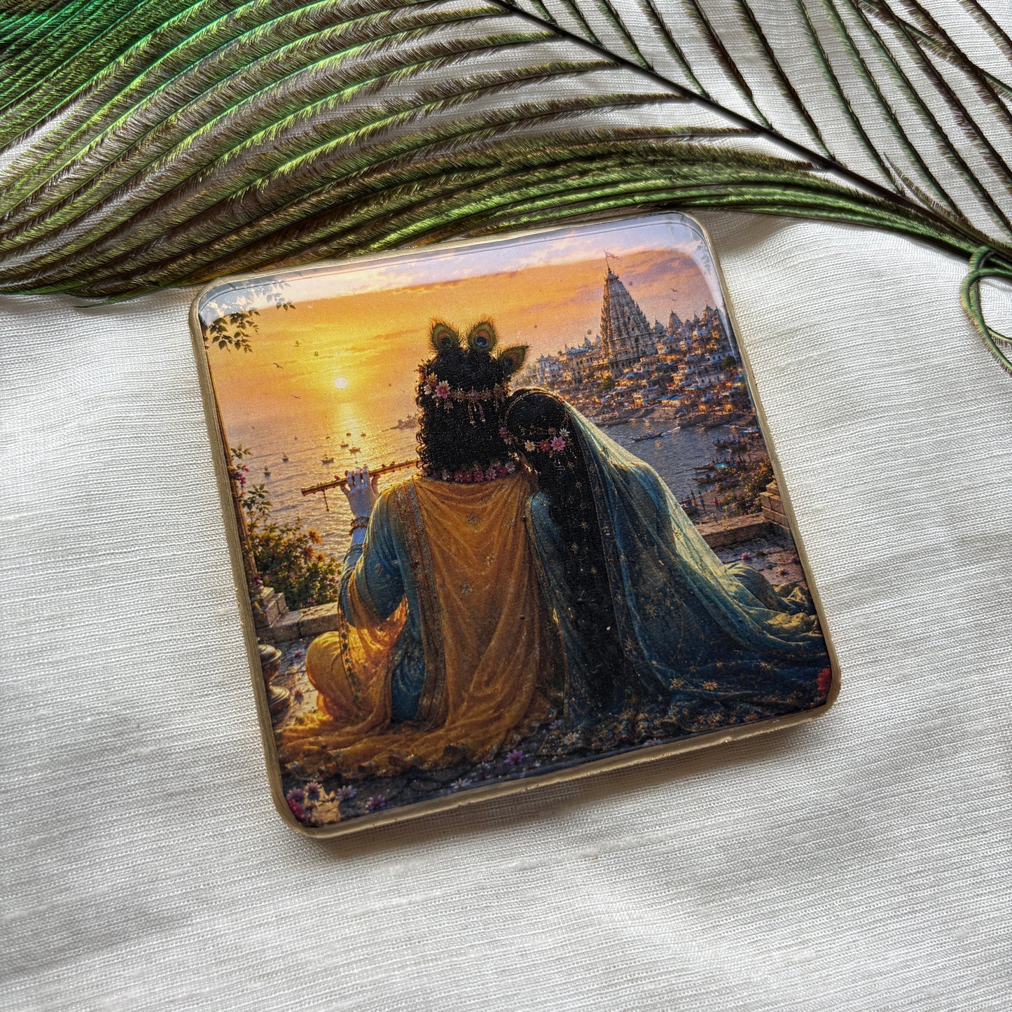 Eternal Dwarka Resin Fridge Magnet