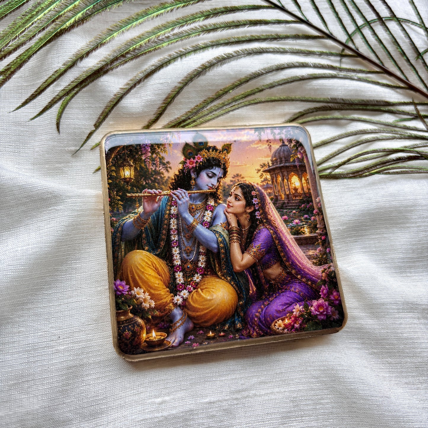 Divine Garden Resin Fridge Magnet