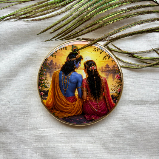 Eternal Sunset Resin Fridge Magnet