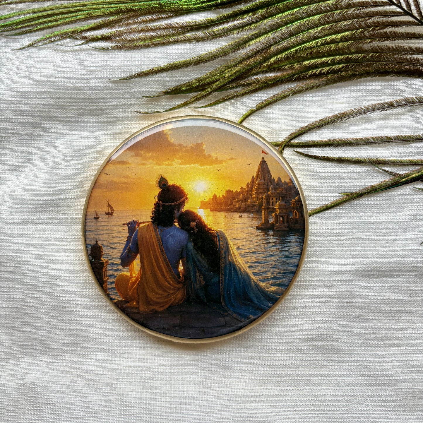 Divine Riverside Melody Resin Fridge Magnet