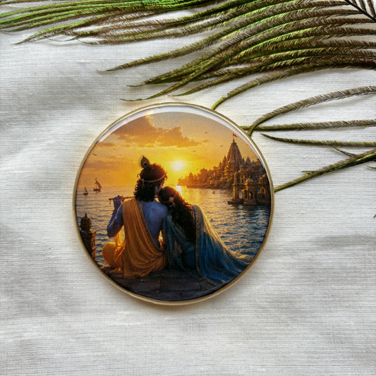 Divine Riverside Melody Resin Fridge Magnet