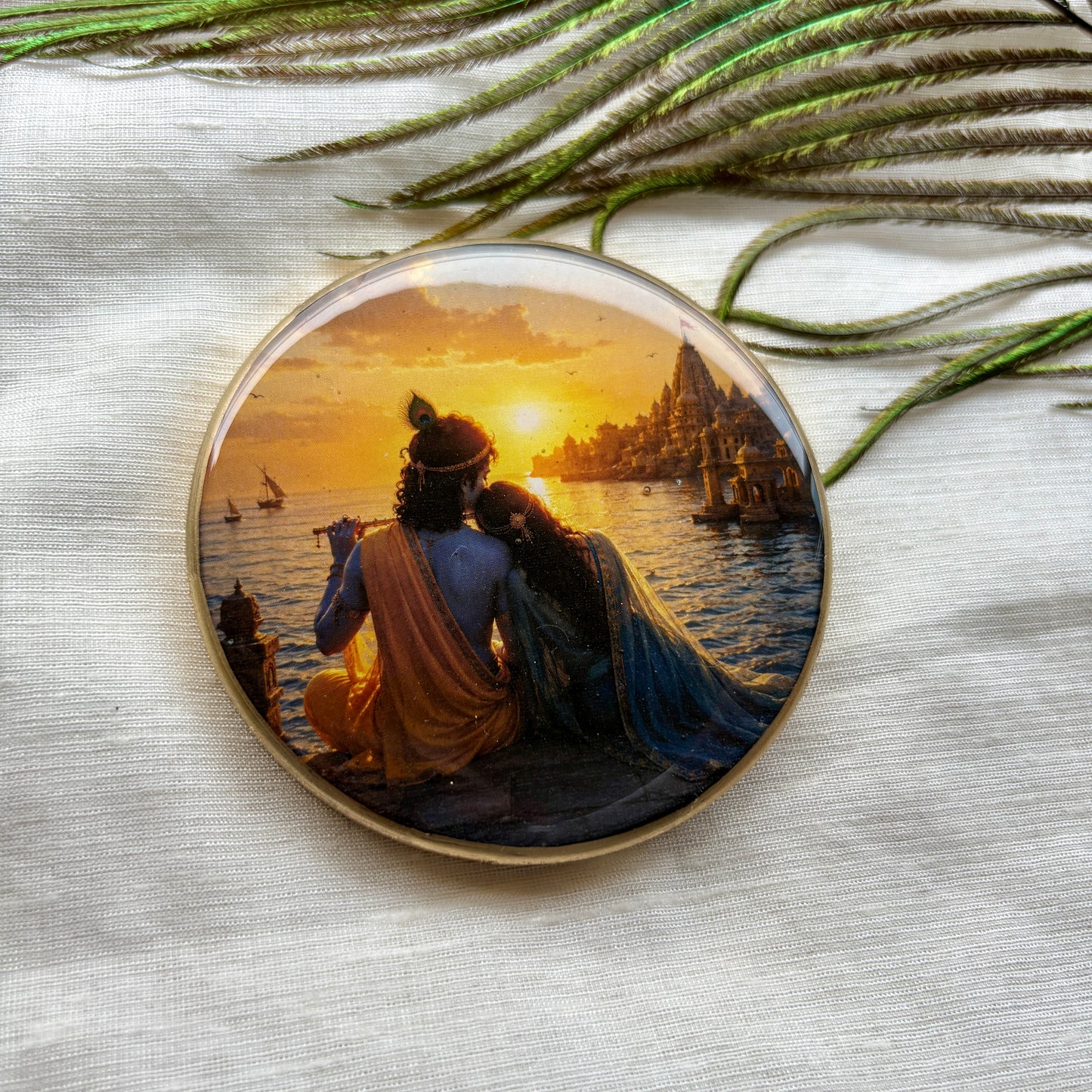 Divine Riverside Melody Resin Fridge Magnet