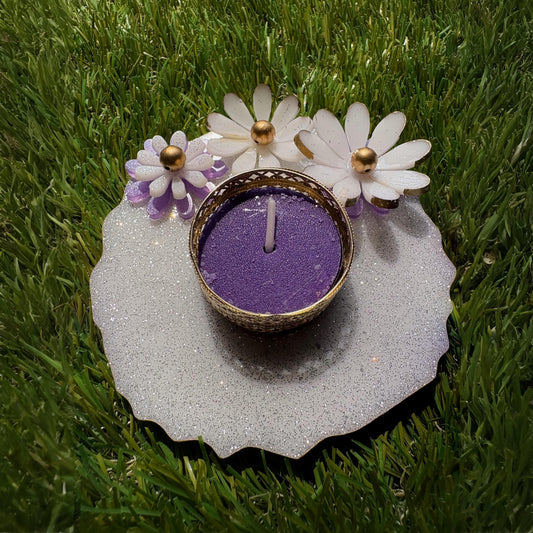 Moonlit Petals T-Light Candle Holder