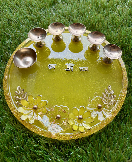 Sunshine Blossom Pooja Thali