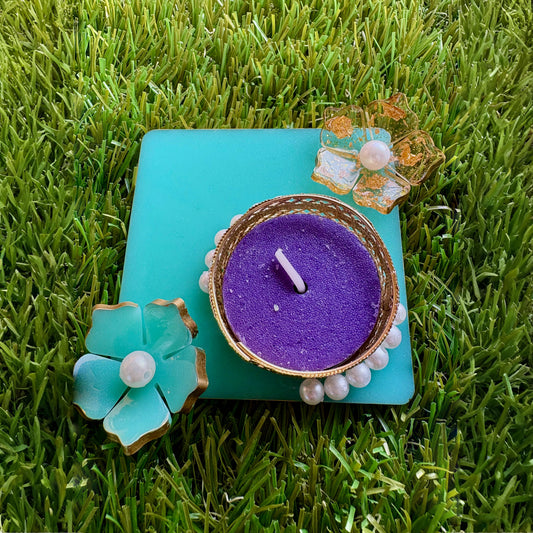 Water Lily T-Light Candle Holder