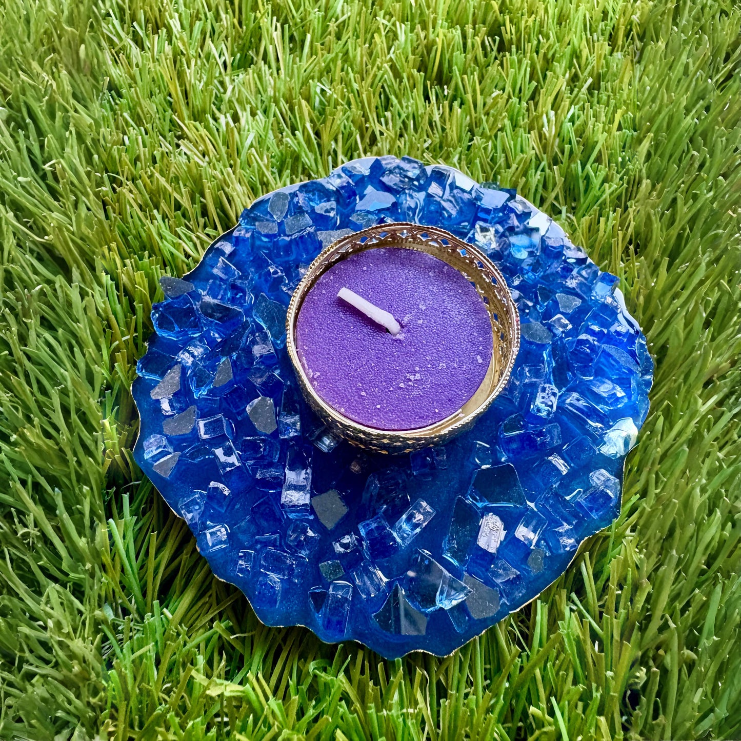 Ocean Jewel T-Light Candle Holder