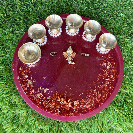 Royal Ruby Pooja Thali