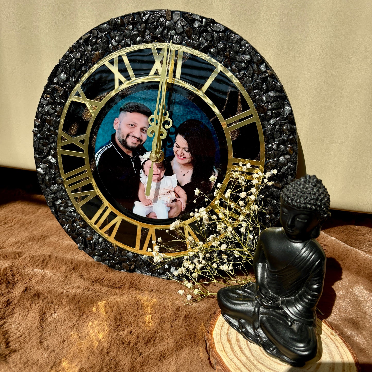 Midnight Memories Resin Clock