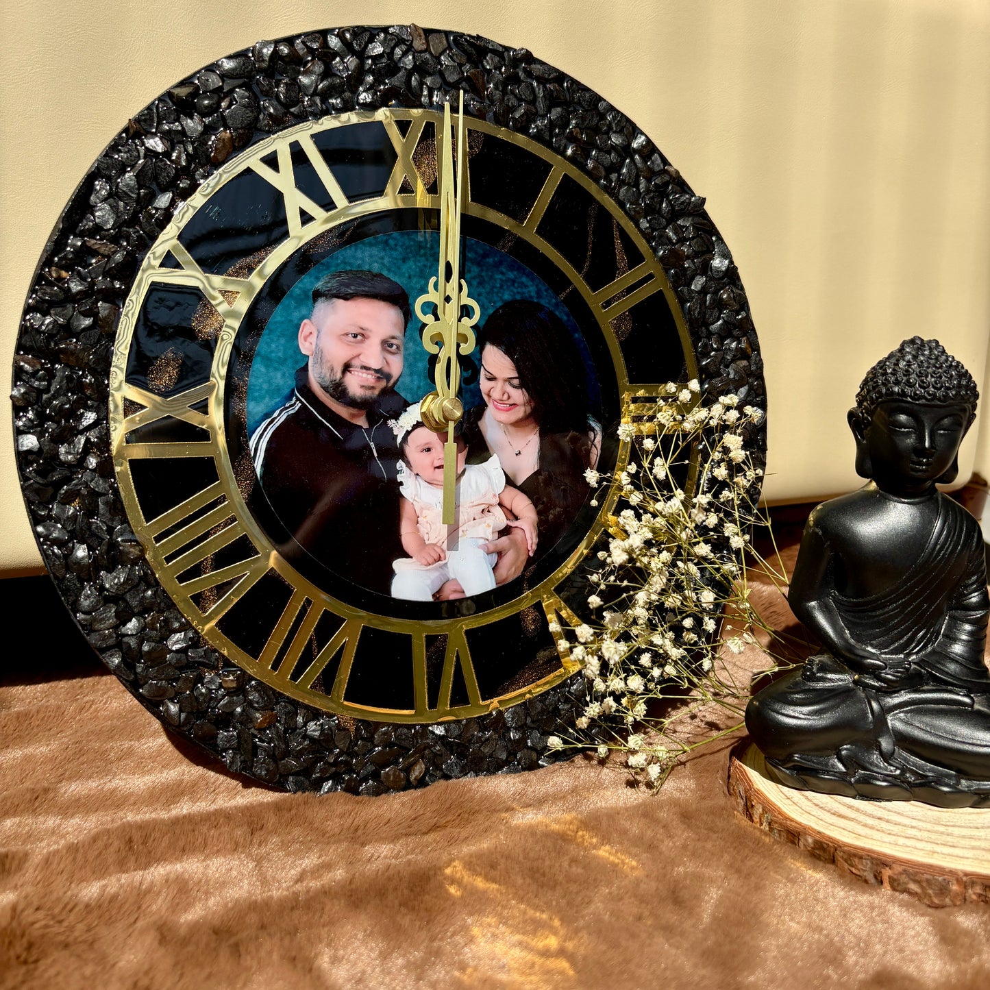 Midnight Memories Resin Clock