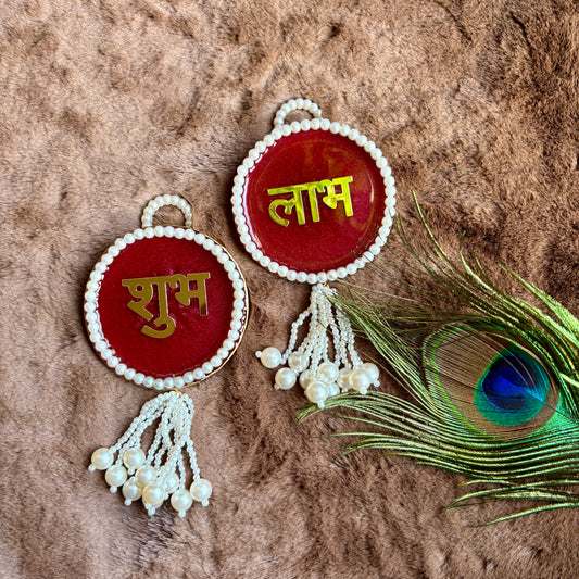 Pearl Blessings Shubh Labh Hangings