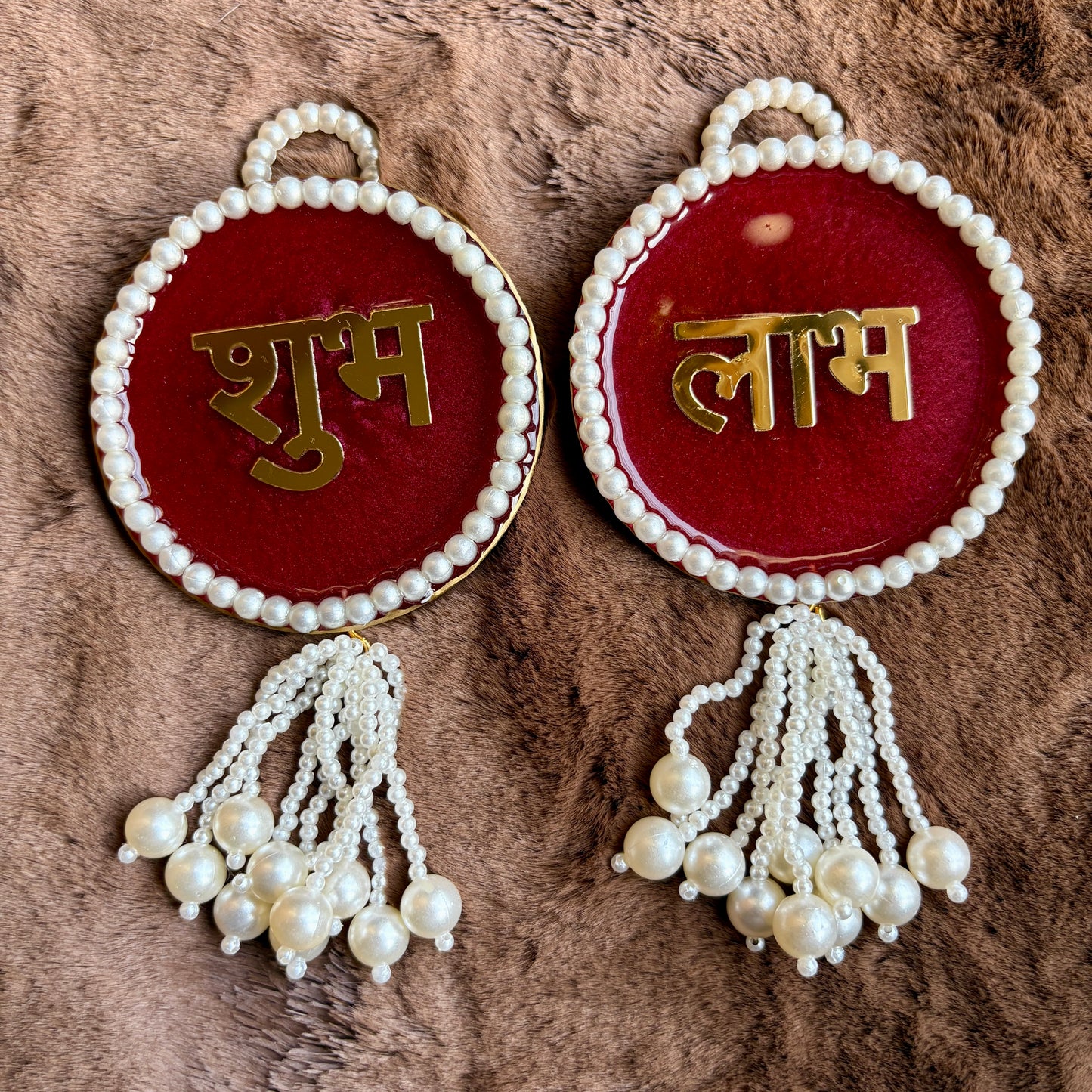 Pearl Blessings Shubh Labh Hangings