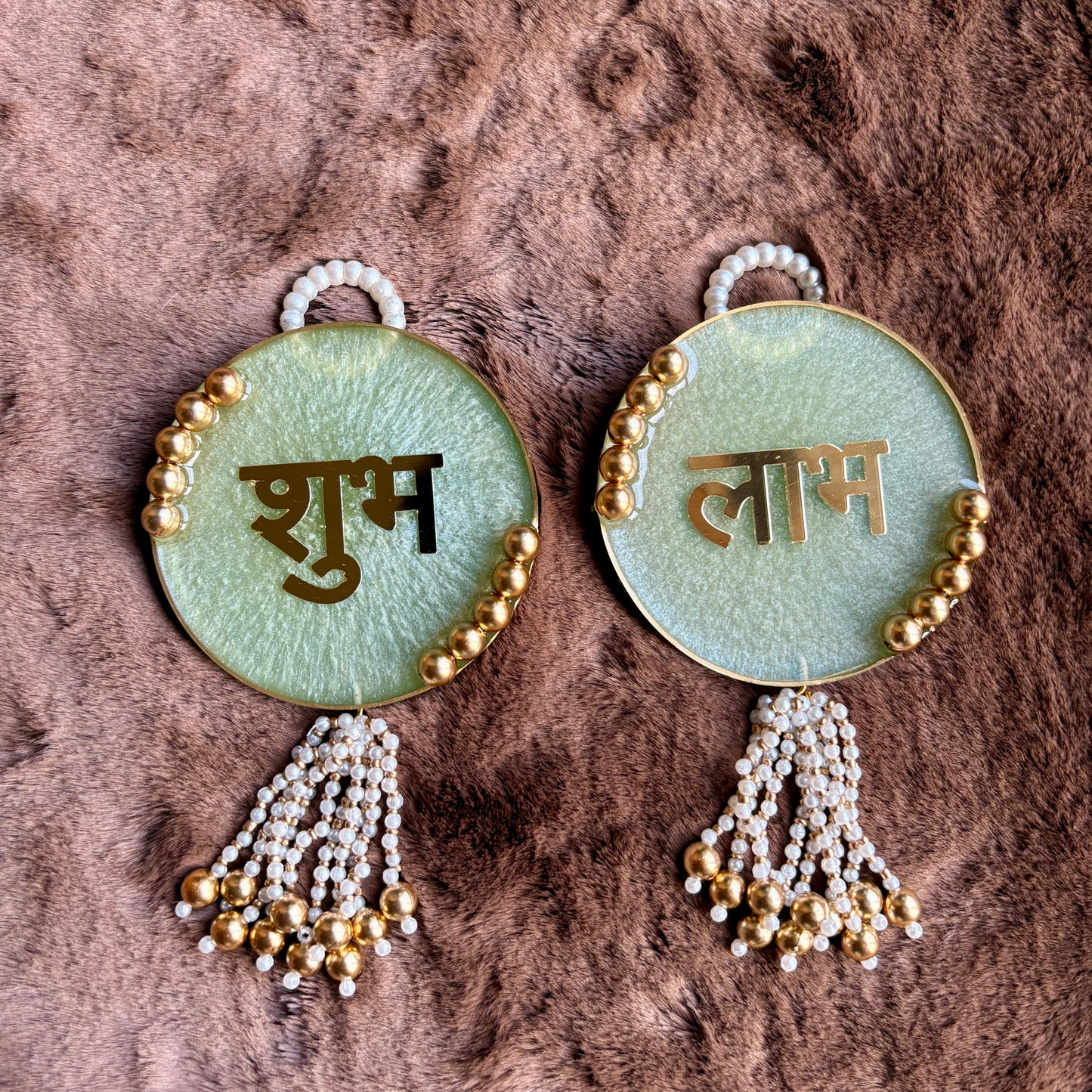 Golden Aura Shubh Labh Hangings