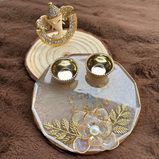 Golden Luxe Tilak Plate