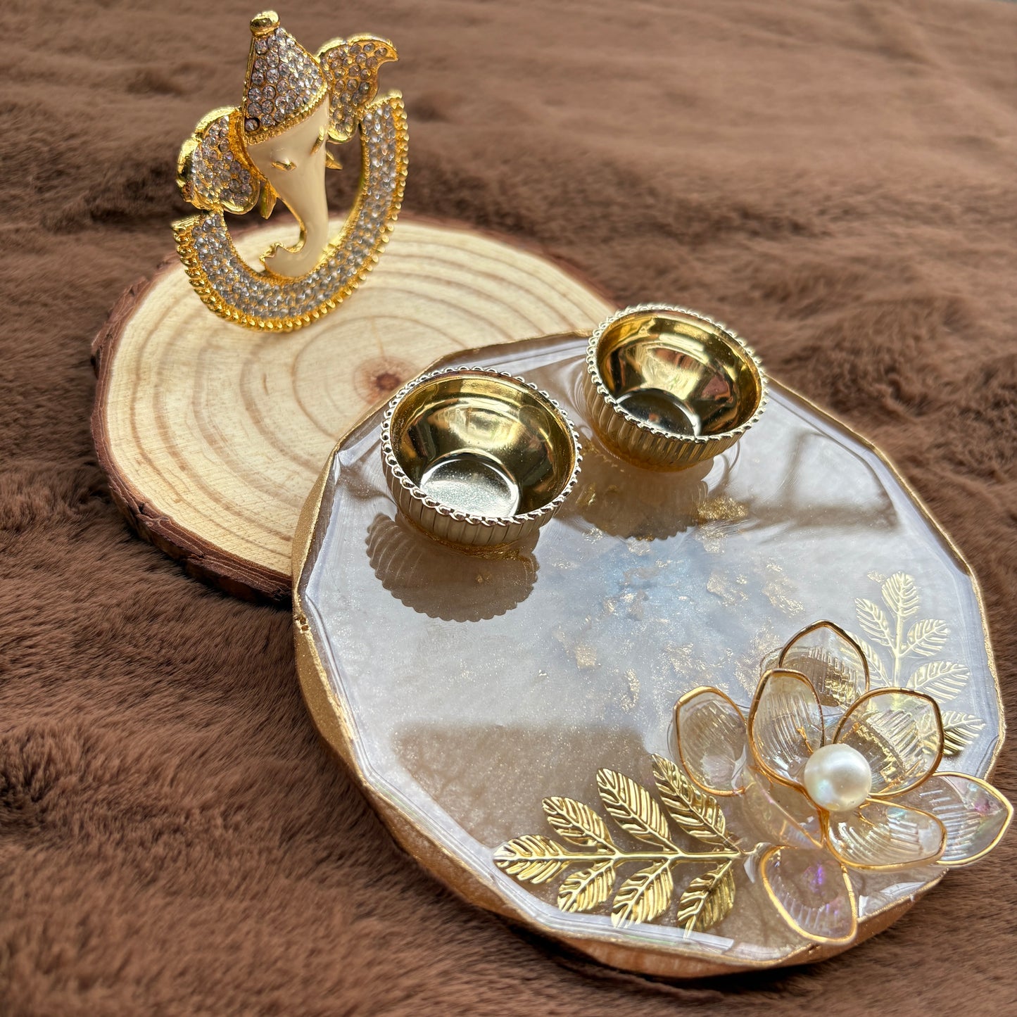 Golden Luxe Tilak Plate