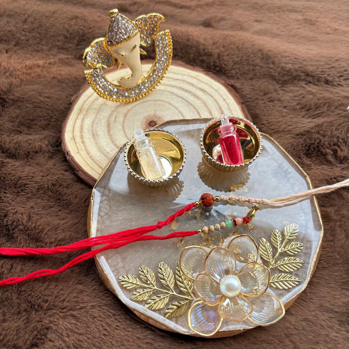 Golden Luxe Tilak Plate