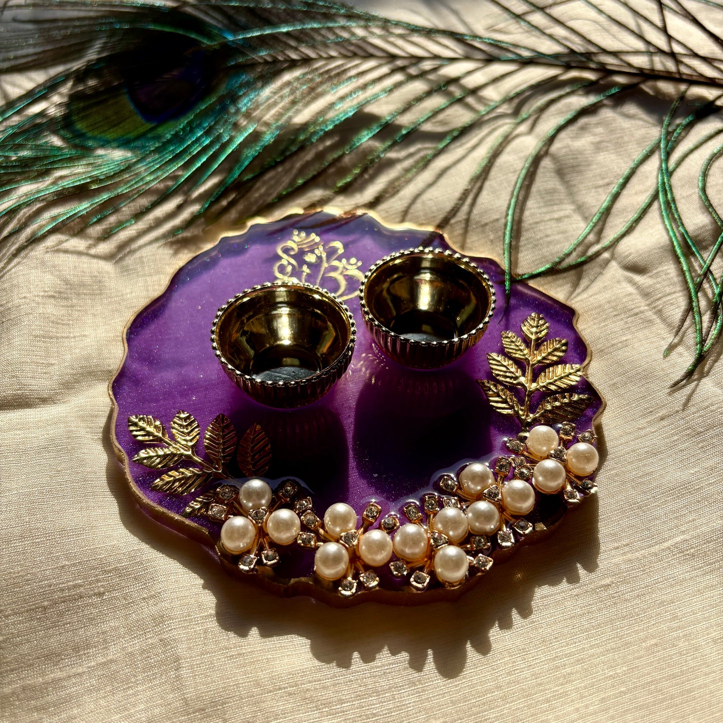 Pearl Heritage Resin Tilak Plate