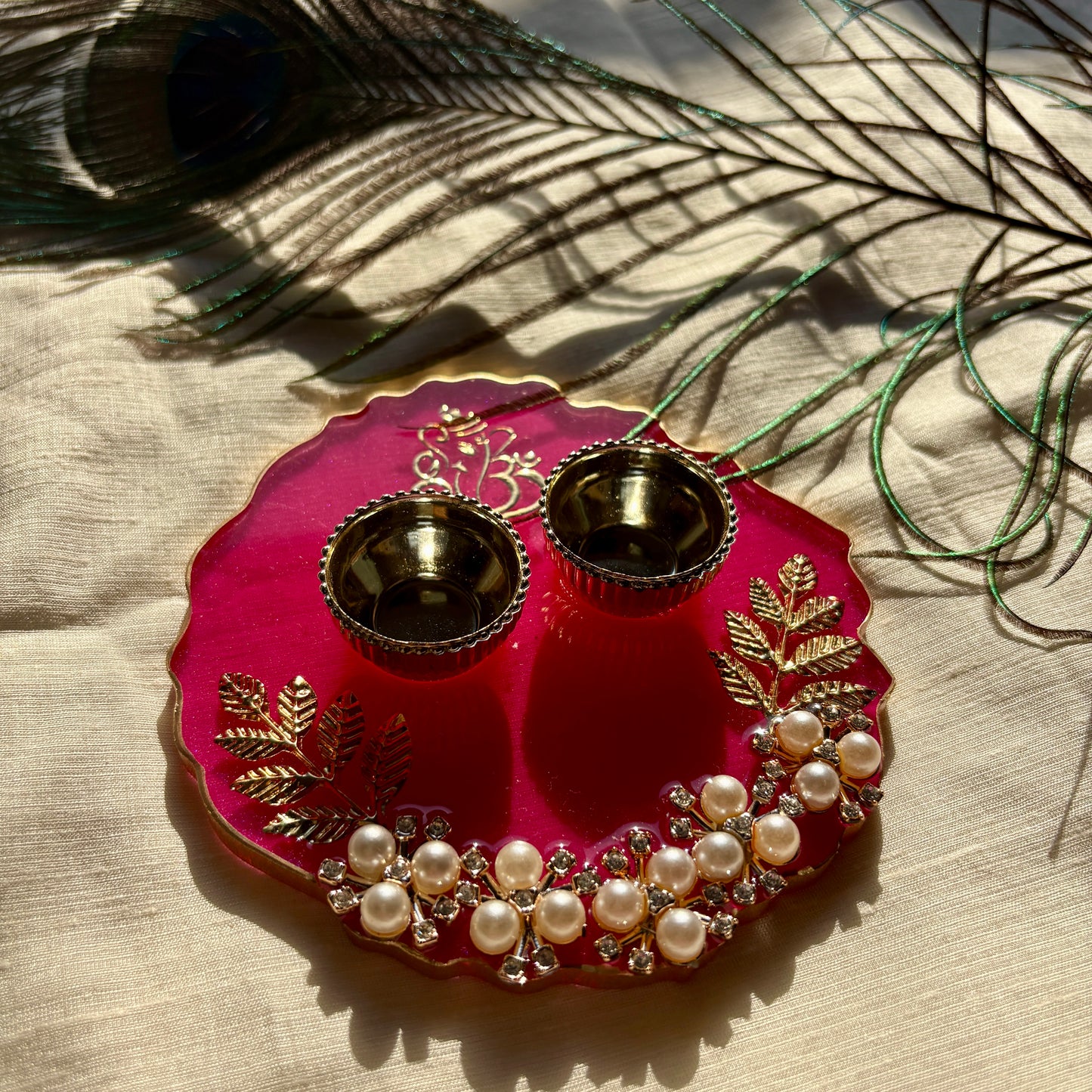 Pearl Heritage Resin Tilak Plate
