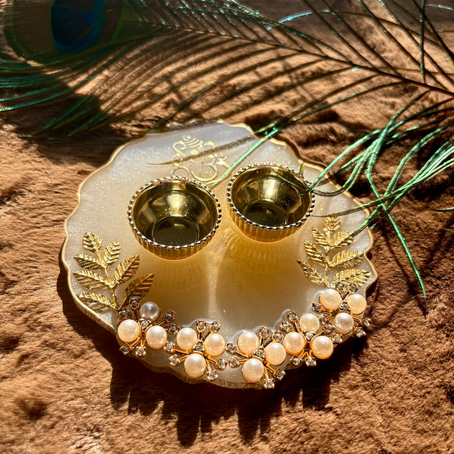 Pearl Heritage Resin Tilak Plate