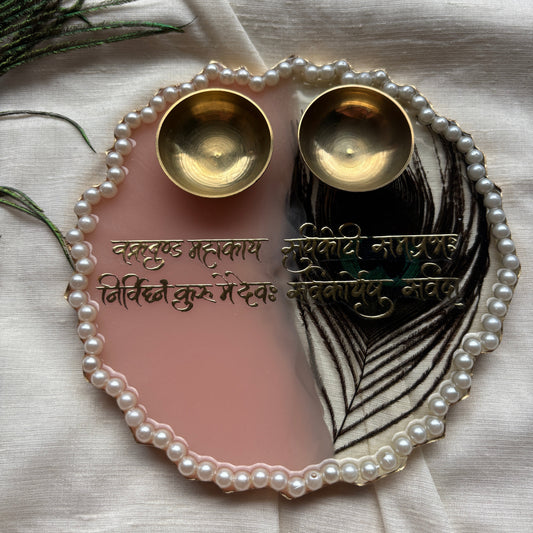 Eternal Blessings Resin Tilak Plate